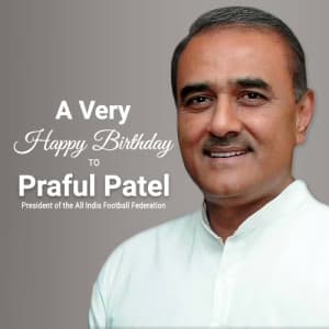 Praful Patel Birthday