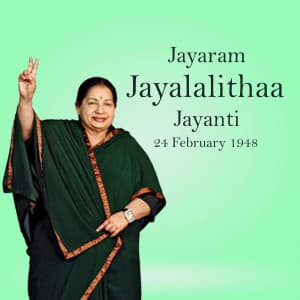 Jayaram Jayalalithaa Jayanti