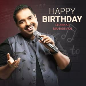 Shankar Mahadevan Birthday