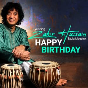 Musician Zakir Hussain Birthday