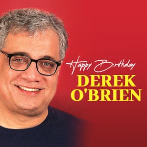Derek O'Brien Birthday