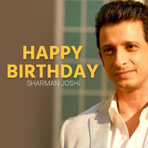 Sharman Joshi Birthday