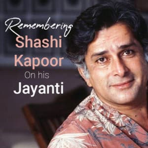 Shashi Kapoor Jayanti