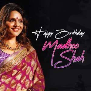 Madhoo Shah Birthday