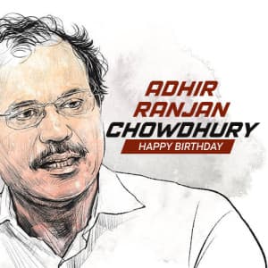 Adhir Ranjan Chowdhury Birthday