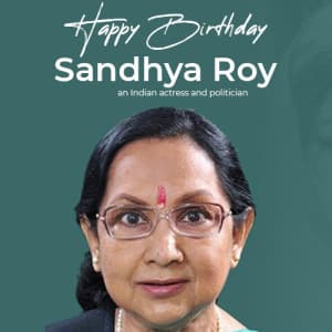 Sandhya Roy Birthday