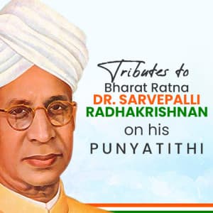 Dr. Sarvepalli Radhakrishnan Punyatithi