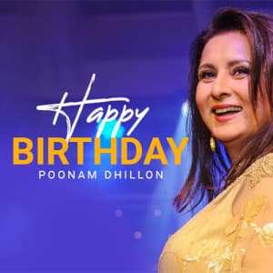 Poonam Dhillon Birthday