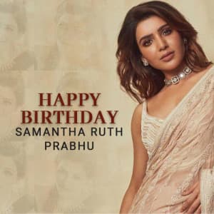 Samantha Ruth Prabhu Birthday