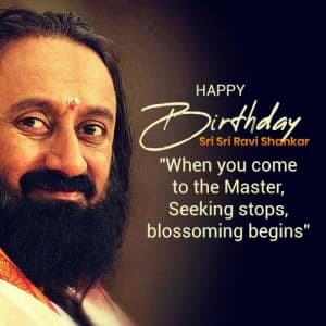 Sri Sri Ravi Shankar Birthday