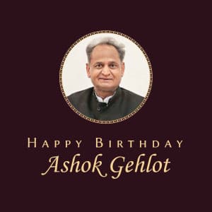 Ashok Gehlot Birthday