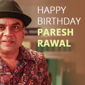 Paresh Rawal Birthday