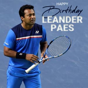 Leander Paes Birthday