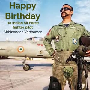 Abhinandan Varthaman Birthday