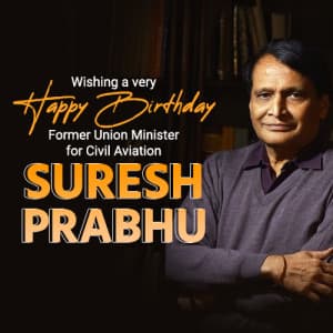 Suresh Prabhu Birthday