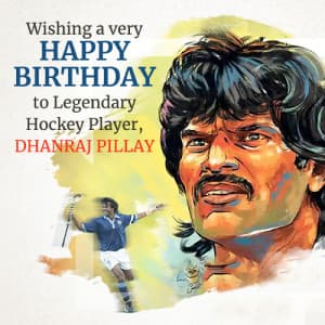 Dhanraj Pillay Birthday