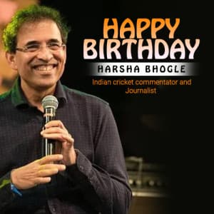 Harsha Bhogle Birthday