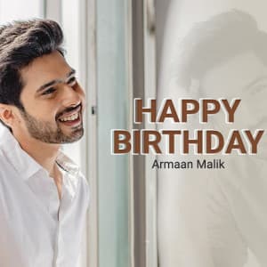 Armaan Malik Birthday