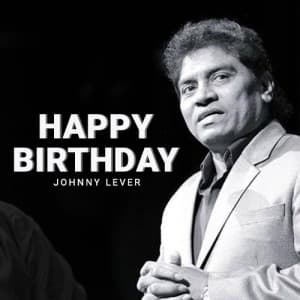 Johnny Lever Birthday