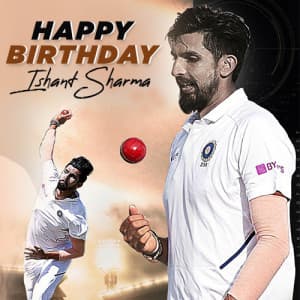 Ishant Sharma Birthday