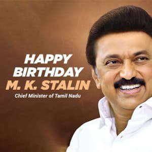 M. K. Stalin Birthday