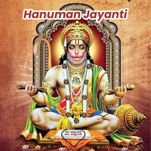 Hanuman Janmotsav Instagram Post