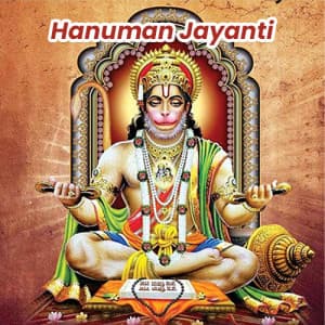 Hanuman Janmotsav Instagram Post templates