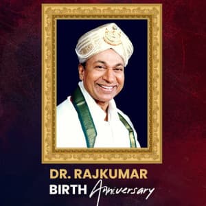 Dr. Rajkumar Birth Anniversary