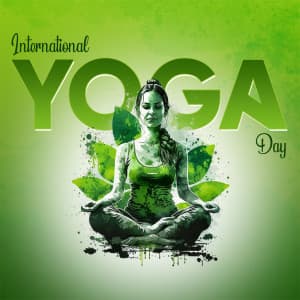 International Yoga day templates