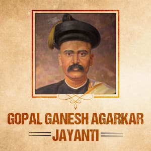 gopal ganesh agarkar Jayanti