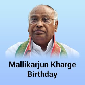 Mallikarjun Kharge Birthday