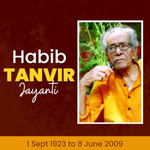 Habib Tanvir Ji Jayanti