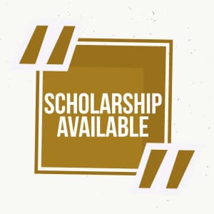 Scholarship Available