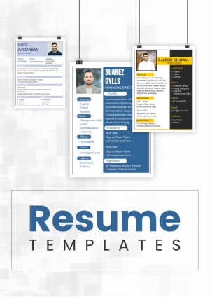 Resume Templates (A4) templates