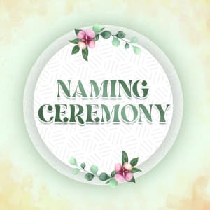 Naming Ceremony (Invitation) templates