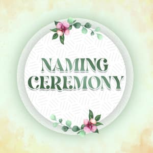 Naming Ceremony (Invitation)