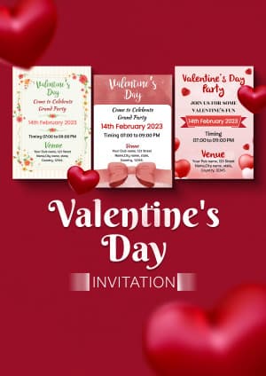 Valentine's Day Invitation templates