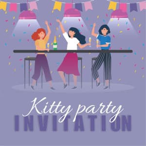 Kitty Party Invitation templates