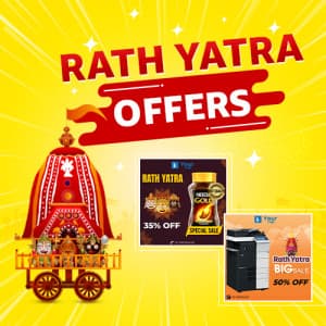 Rath Yatra Offers templates