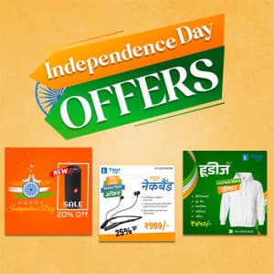 Independence Day Offers templates