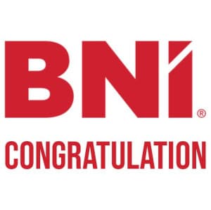 BNI Congratulation