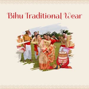Bihu Traditional Wear templates