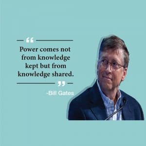 Bill Gates poster