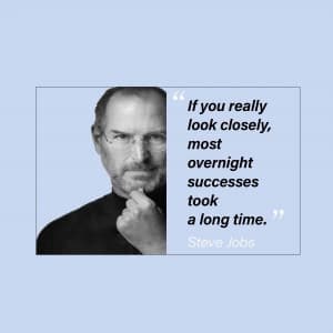 Steve Jobs banner