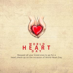World Heart Day greeting image