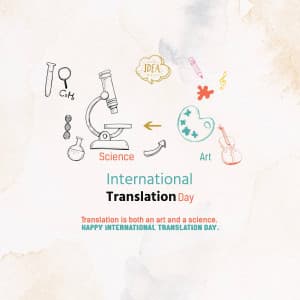 International Translation Day ad post