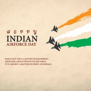 Indian Air Force Day festival image