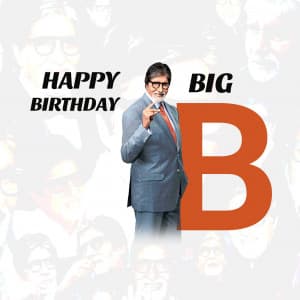 Amitabh Bachchan Birthday greeting image