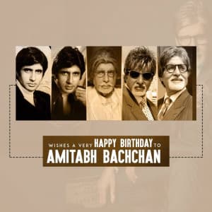 Amitabh Bachchan Birthday ad post