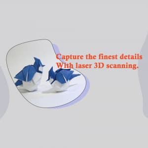 3D Scanning promotional template